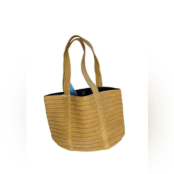 NWT Draper James Everyday Straw Bag - Picture 1 of 8